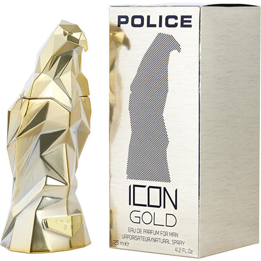 Police Icon Gold Eau De Parfum Spray 125ml/4.2oz