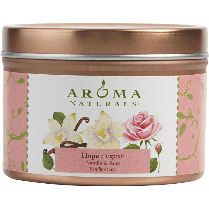 Aroma Naturals Hope Aromatherapy One 2.5x1.75 Inch Tin Soy Aromatherapy Candle