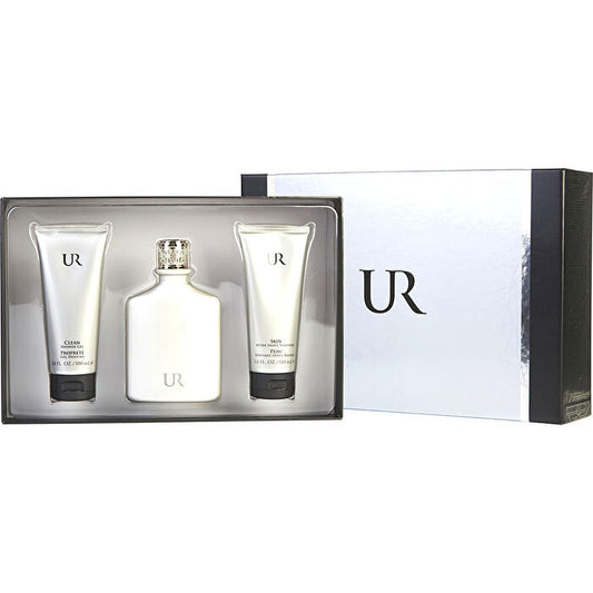 Usher Ur Eau De Toilette Spray & Aftershave Soother & Shower Gel 90ml/3.4oz