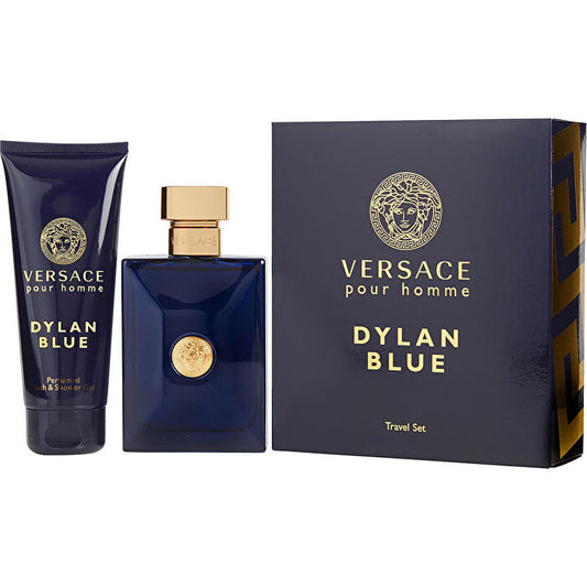 Versace Dylan Blue Eau De Toilette Spray & Shower Gel (travel Offer) 90ml/3.4oz