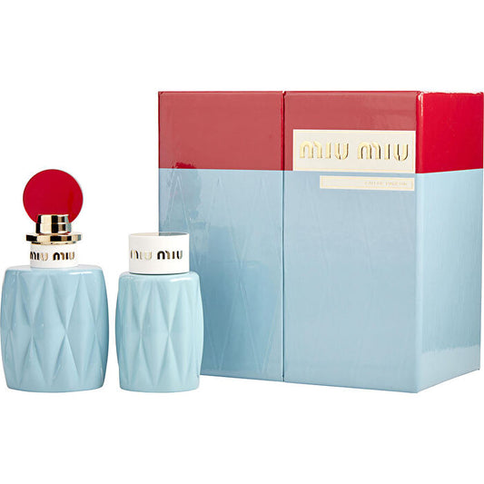 Miu Miu Eau De Parfum Spray & Body Lotion 100ml/3.4oz