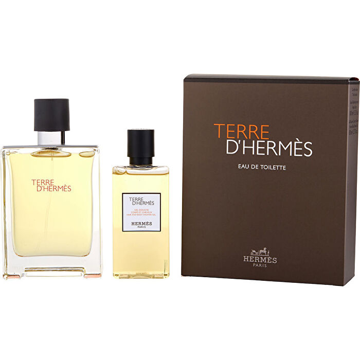 Hermes Terre D'hermes Eau De Toilette Spray 90ml/3.3oz & Hair And Body Shower Gel 60ml/2.7oz