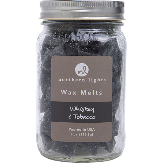 Northern Lights Whiskey & Tobacco Scented Simmering Fragrance Chips - Jar Containing 100 Melts 240ml/8oz