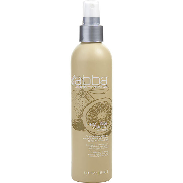 Abba Pure & Natural Hair Care Abba Firm Finish Hair Spray Non Aerosol (new Packaging) 240ml/8oz