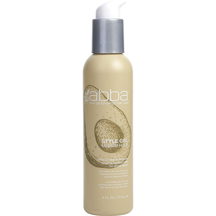 Abba Pure & Natural Hair Care Abba Style Gel Medium Hold (new Packaging) 180ml/6oz