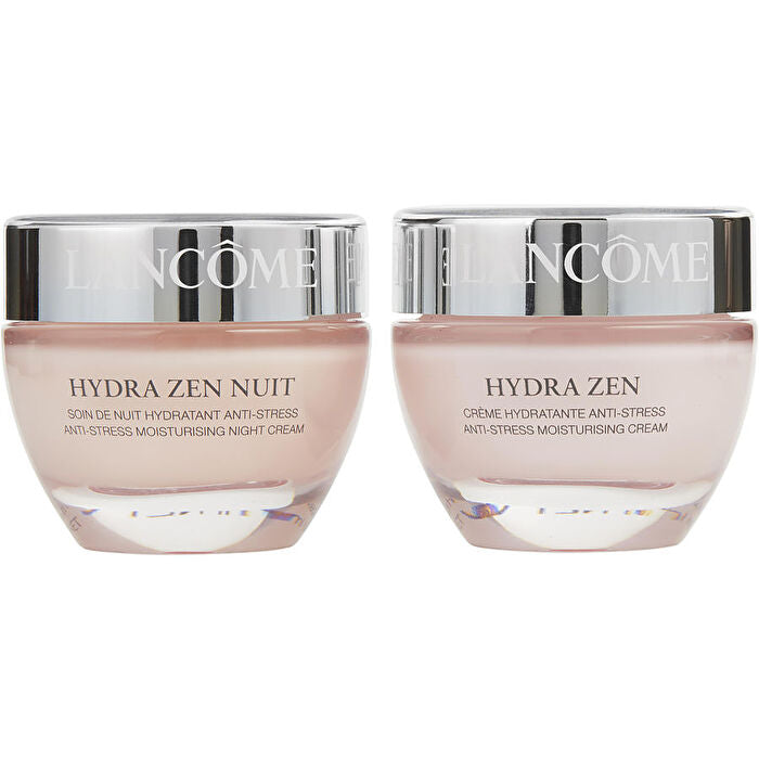 Lancome Hydra Zen Moisturising Partners Set: Anti-stress Moisturising Cream 50ml/1.7oz & Anti-stress Moisturising Night Cream 50ml/1.7oz - All Skin Types 2pcs