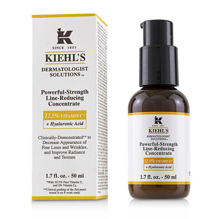 Kiehl's Dermatologist Solutions Powerful-strength Line-reducing Concentrate (with 12.5% Vitamin C & Hyaluronic Acid) -- 50ml/1.7oz