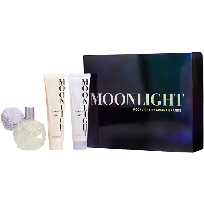 Ariana Grande Moonlight By Ariana Grande Eau De Parfum Spray & Body Souffle & Bath And Shower Gel 90ml/3.4oz