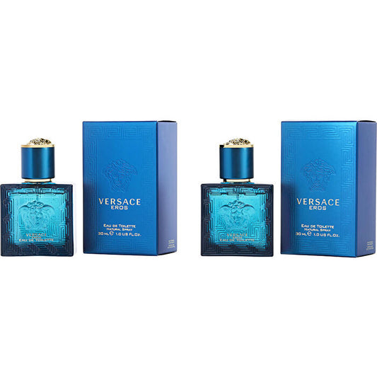 Versace Eros Eau De Toilette Spray 2x (duo Pack) 30ml/1oz