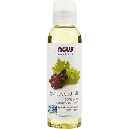 Now Essential Oils Essential Oils Now Grapeseed Oil 100% Pure Sensitive Skin Care 120ml/4oz