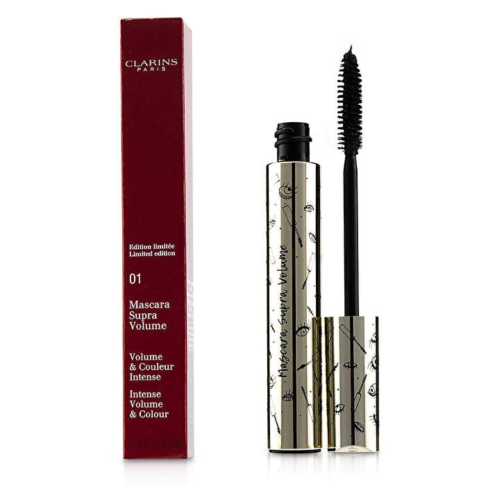 Clarins Supra Volume Mascara - # 01 Intense Black (limited Edition) -- 8ml/0.2oz