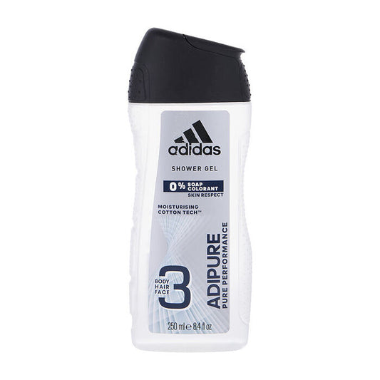 Adidas Adipure 3-in-1 Shower Gel 250ml/8.4oz