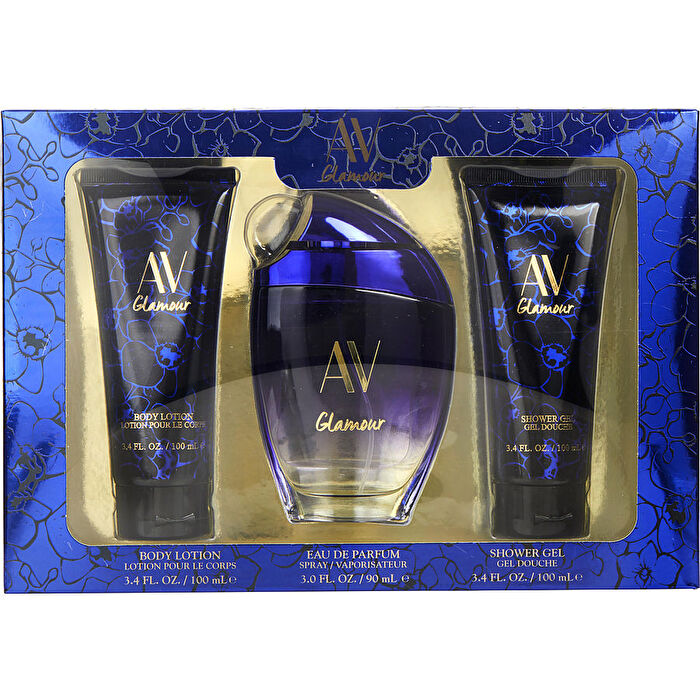 Adrienne Vittadini Av Eau De Parfum Spray 90ml/3oz & Body Lotion 90ml/3.4oz & Shower Gel 90ml/3.4oz