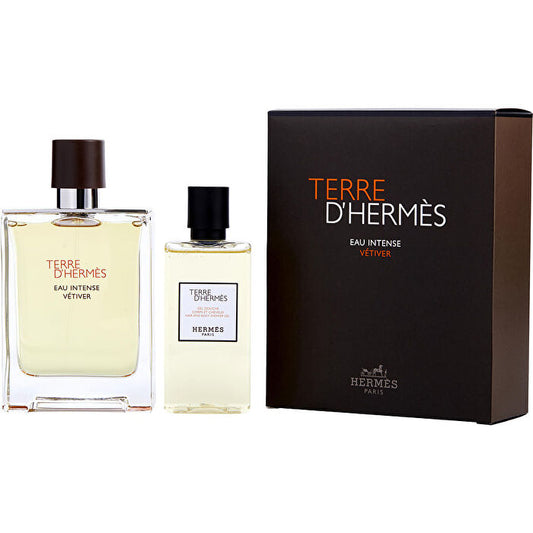 Hermes Terre D'hermes Eau Intense Vetiver Eau De Parfum Spray 100ml/3.3oz & Shower Gel 80ml/2.7oz