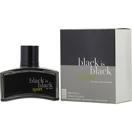 Nu Parfums Black Is Black Sport Eau De Toilette Spray 90ml/3.4oz
