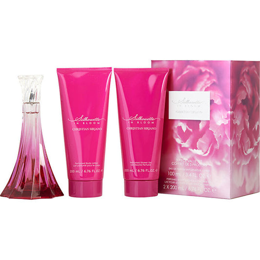 Christian Siriano Silhouette In Bloom Set -eau De Parfum Spray 90ml/3.4oz & Body Lotion 180ml/6.7oz & Shower Gel 180ml/6.7oz