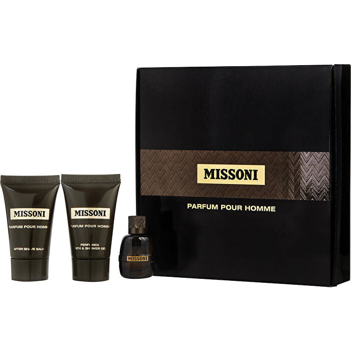 Missoni Eau De Parfum 0.17oz & Aftershave Balm 0.8oz & Shower Gel 0.8oz