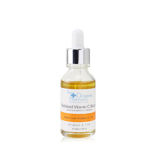 The Organic Pharmacy Stabilised Vitamin C Serum With Vitamin C 15% - Boost Firmness & Collagen Improve Texture & Brighten Even Skin Tone 30ml/1oz