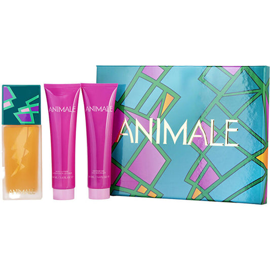 Animale Parfums Animale Eau De Parfum Spray & Body Lotion & Shower Gel 90ml/3.4oz