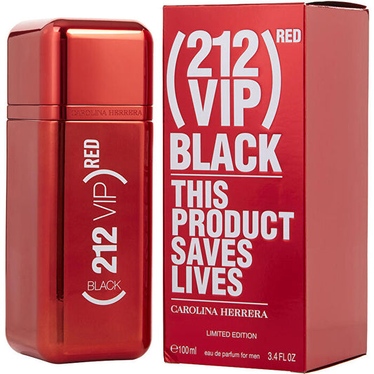 Carolina Herrera 212 Vip Black Eau De Parfum Spray (red Edition) 90ml/3.4oz