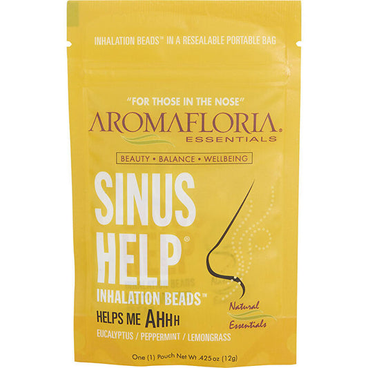 Aromafloria Sinus Help Inhalation Beads Blend Of Eucalyptus Peppermint Lemongrass 0.42oz
