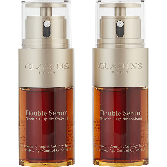 Clarins Travel Set: 2x Double Serum Complete Age Control Concentrate 30ml/1oz 2 Pcs
