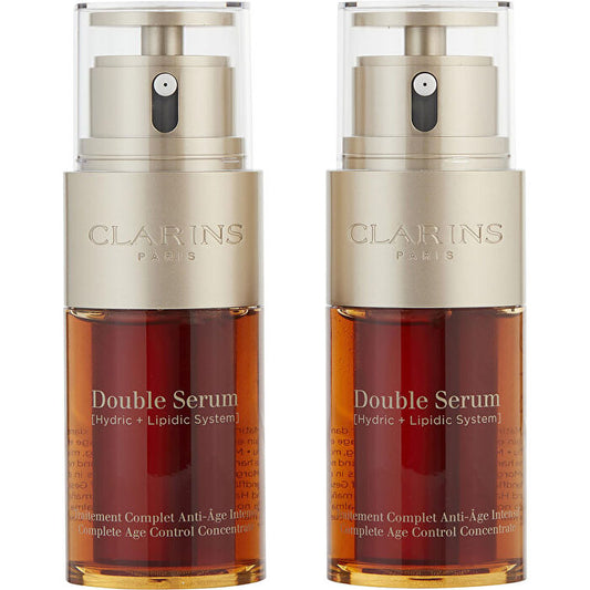 Clarins Travel Set: 2x Double Serum Complete Age Control Concentrate 30ml/1oz 2 Pcs