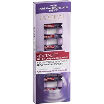 L'oreal Revitalift Filler (ha) Replumping Ampoules 7x 1.5ml/0.05oz