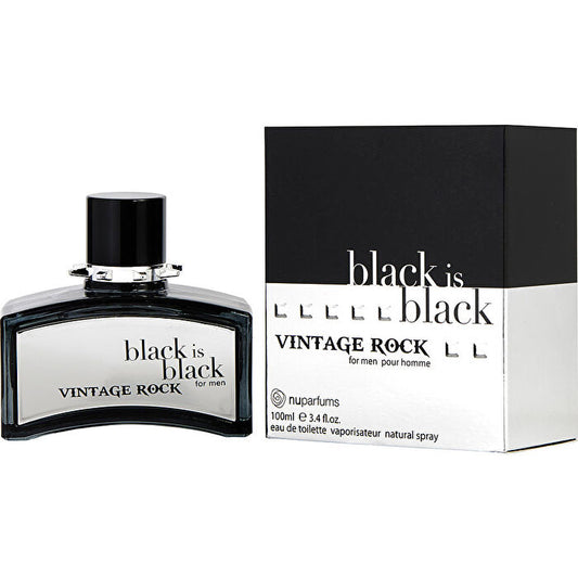 Nu Parfums Black Is Black Vintage Rock Eau De Toilette Spray 90ml/3.4oz