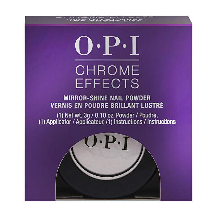 Opi Chrome Effects Mirror Shine Nail Powder - Amethyst Made The Short List 2.8g/0.1oz