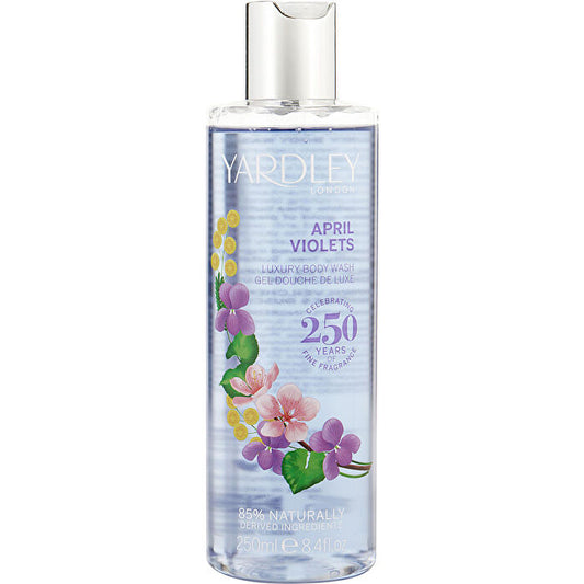 Yardley April Violets Body Wash 250ml/8.4oz