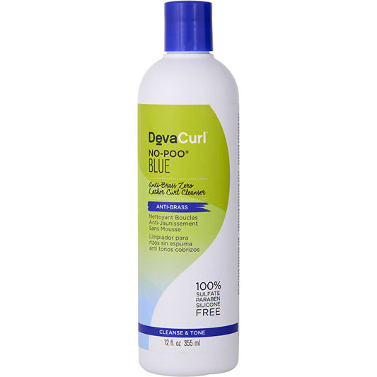 Devacurl Deva No Poo Blue Anti-brass Zero Lather Curl Cleanser (packaging May Vary) 355ml/12oz