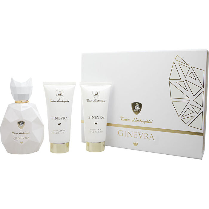 Tonino Lamborghini Lamborghini Ginevra White Angel Eau De Parfum Spray & Body Lotion & Shower Gel 100ml/3.4oz