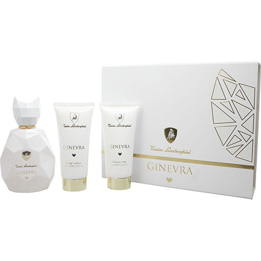 Tonino Lamborghini Lamborghini Ginevra White Angel Eau De Parfum Spray & Body Lotion & Shower Gel 100ml/3.4oz