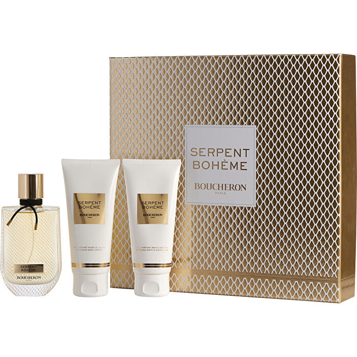 Boucheron Serpent Boheme Eau De Parfum Spray 90ml/3oz & Body Lotion 90ml/3.4oz & Shower Gel 90ml/3.4oz