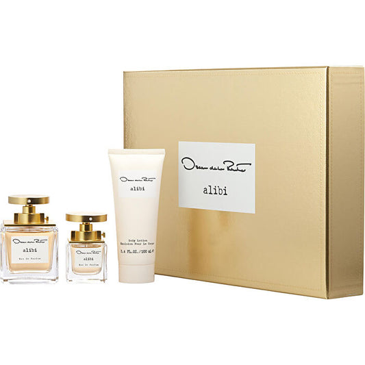 Oscar De La Renta Bella Blanca Eau De Parfum Spray 90ml/3.4oz & Eau De Parfum Spray 30ml/1oz & Body Lotion 90ml/3.4oz
