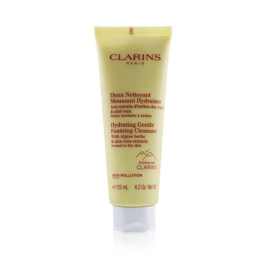 Clarins Hydrating Gentle Foaming Cleanser With Alpine Herbs & Aloe Vera Extracts - Normal To Dry Skin 125ml/4.2oz
