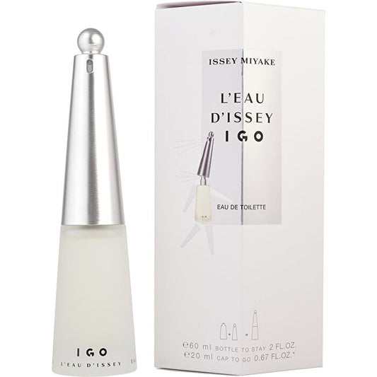 Issey Miyake L'eau D'issey I Go Eau De Toilette Spray 60ml/2oz (bottle) & Eau De Toilette Travel Spray 20ml/0.67oz (cap)