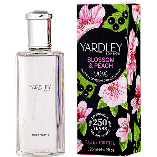 Yardley Cherry Blossom & Peach Eau De Toilette Spray 120ml/4.2oz