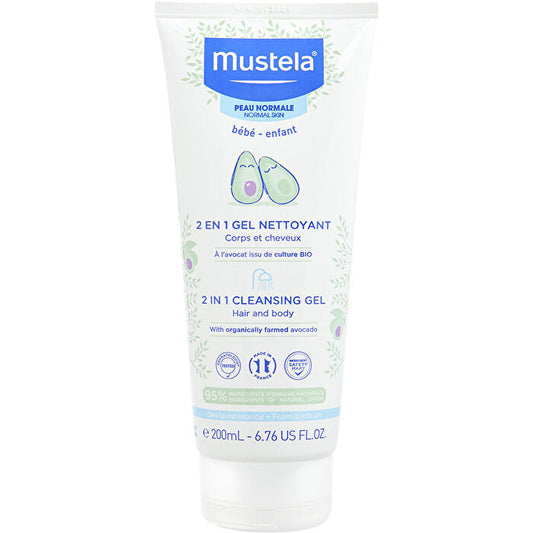 Mustela 2 In 1 Body & Hair Cleansing Gel - For Normal Skin 200ml/6.7oz