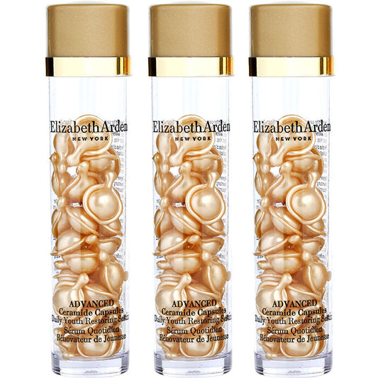 Elizabeth Arden Ceramide Advanced Replenish & Restore Youth Restoring Serum Capsules Trio 3x30ct