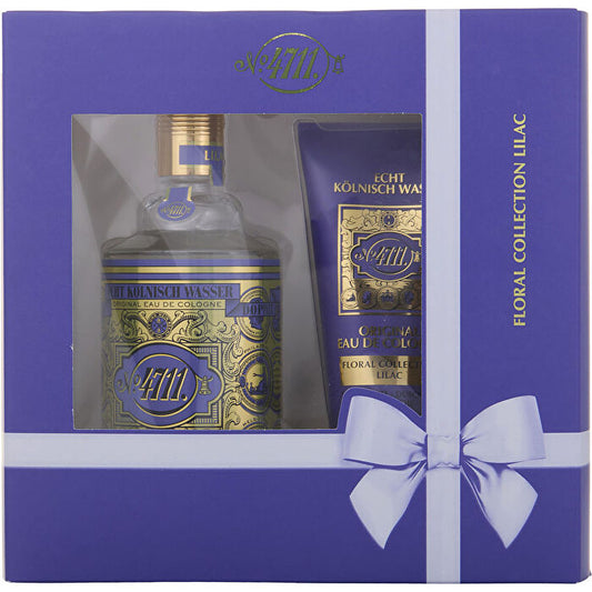 4711 Floral Collection Lilac Eau De Cologne Spray 90ml/3.4oz & Shower Gel 30ml/1.7oz