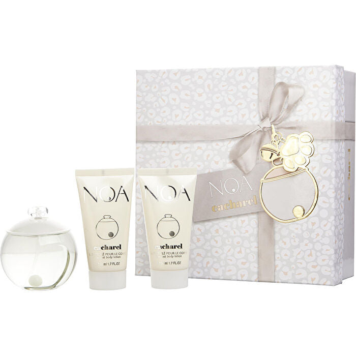 Cacharel Noa Eau De Toilette Spray 90ml/3.4oz & 2x Body Lotion 30ml/1.7oz