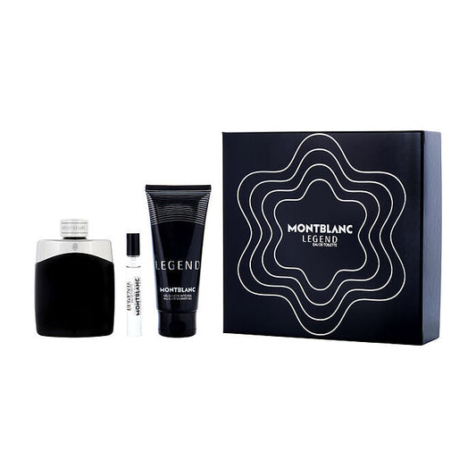 Montblanc Legend Eau De Toilette Spray 90ml/3.3oz & Shower Gel 90ml/3.3oz & Eau De Toilette Spray 0.25oz