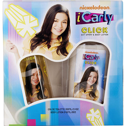 Marmol & Son Icarly Click Eau De Toilette Spray 90ml/3.4oz & Body Lotion 240ml/8oz
