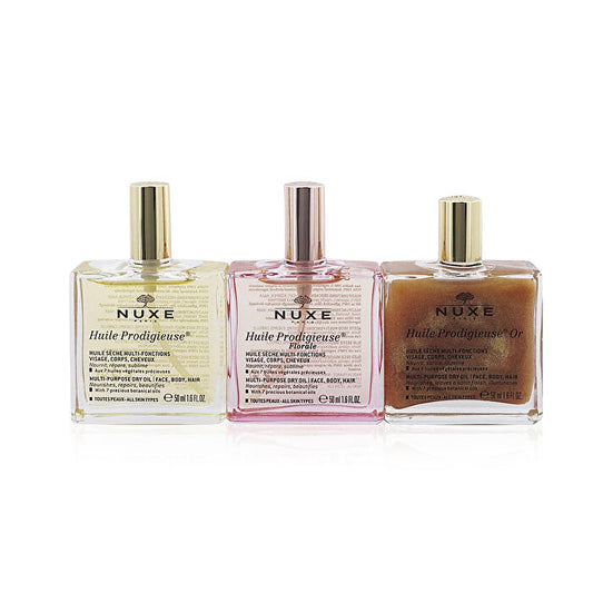 Nuxe Huile Prodigieuse Collection: Huile Prodigieuse Dry Oil & Huile Prodigieuse Florale Dry Oil & Huile Prodigieuse Or Dry Oil 3x 50ml/1.7oz