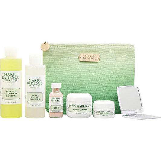 Mario Badescu Acne Control Set: Cleanser 177ml/6oz & Lotion 236ml/8oz & Mask 56g/2oz & Drying Lotion 29ml/1oz & Drying Cream 14g/0.5oz 5pcs