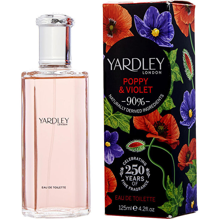 Yardley Poppy & Violet Eau De Toilette Spray 120ml/4.2oz