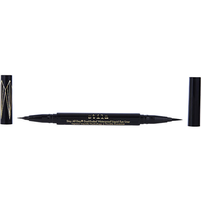 Stila Stay All Day Dual-ended Waterproof Liquid Eye Liner - # Intense Black 1ml/0.03oz