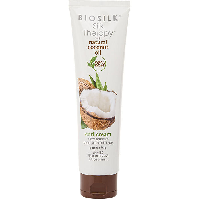 Biosilk Silk Therapy Organic Coconut Oil Curl Cream 150ml/5oz
